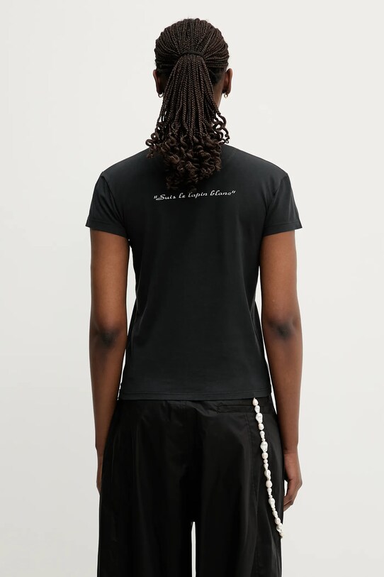 Odzież MM6 Maison Margiela t-shirt bawełniany S62GD0199.M20108.899 czarny