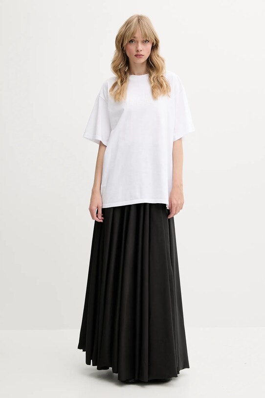 MM6 Maison Margiela t-shirt bawełniany S62GD0202.M20115.100 biały SS25