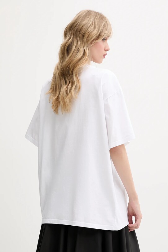 Odzież MM6 Maison Margiela t-shirt bawełniany S62GD0202.M20115.100 biały