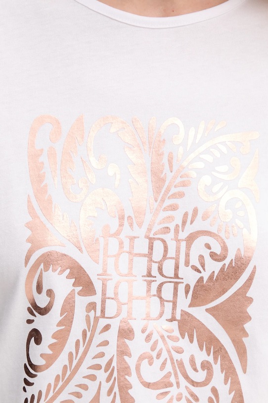 Pedro del Hierro t-shirt bawełniany 4539638 biały