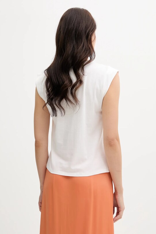 Odzież Pedro del Hierro t-shirt bawełniany 4539636 biały