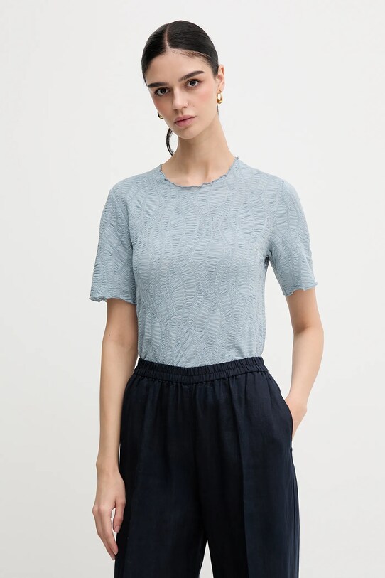 Kratka majica Pedro del Hierro Brez vzorca modra 4539627