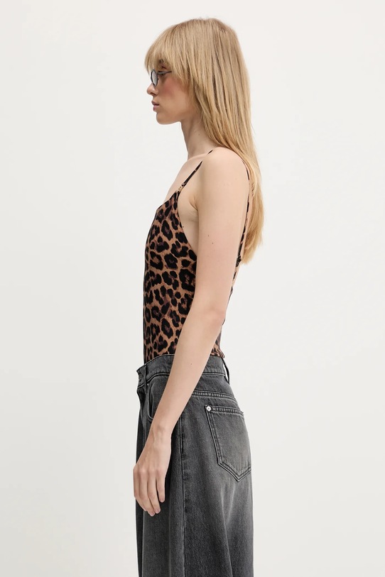 Anine Bing costume da bagno intero Vesta One Piece A.11.10944 marrone SS25