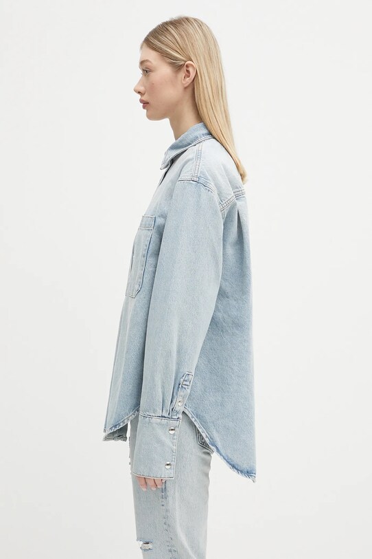 Джинсова сорочка Anine Bing Dante Shirt A.07.10239 блакитний SS25
