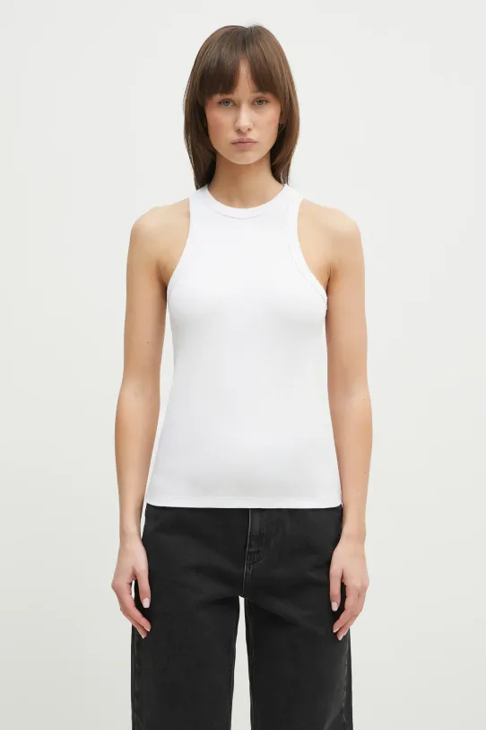 Anine Bing top Eva Tank Planet friendly white A.08.0151