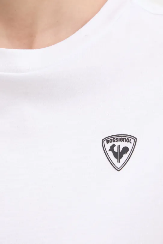 Rossignol t-shirt bawełniany TRAYE RLNWY12 biały