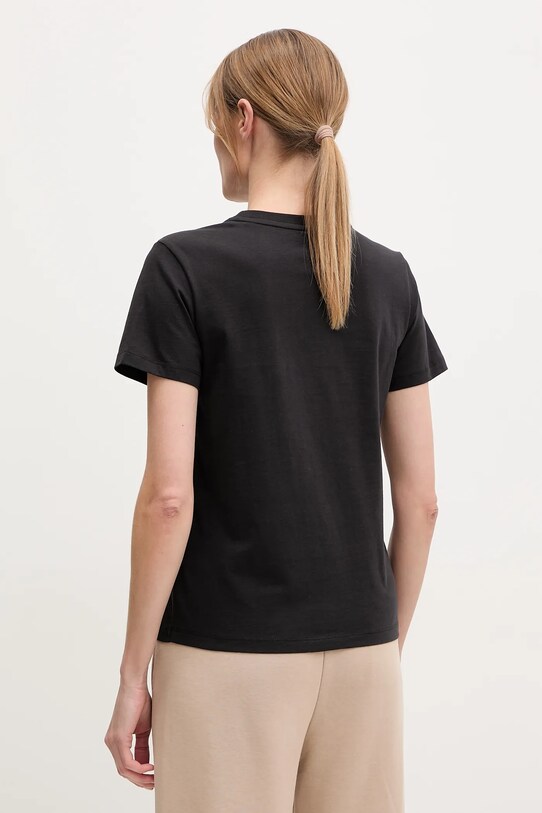 Odzież Rossignol t-shirt bawełniany TRAYE RLNWY12 czarny