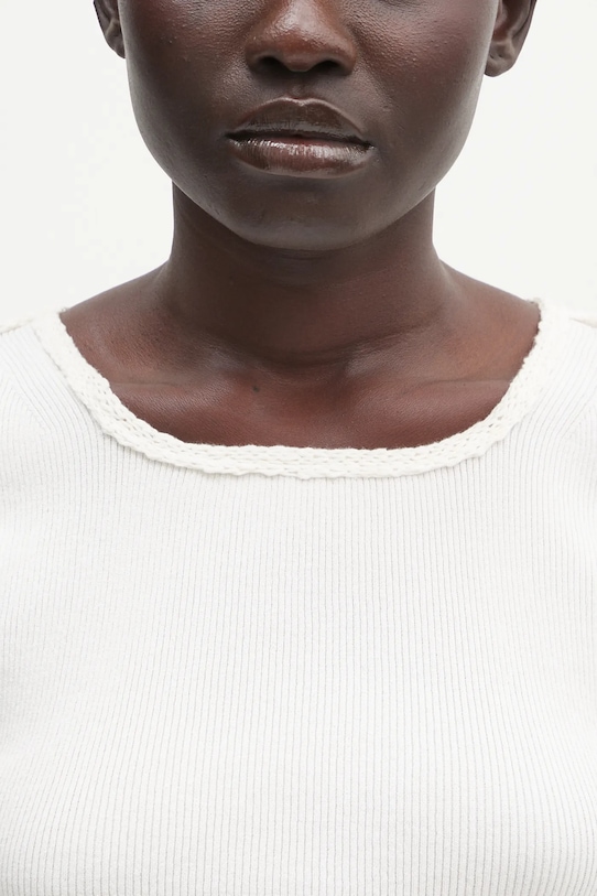 Tričko Our Legacy Inverse Roundneck W2253IB béžová