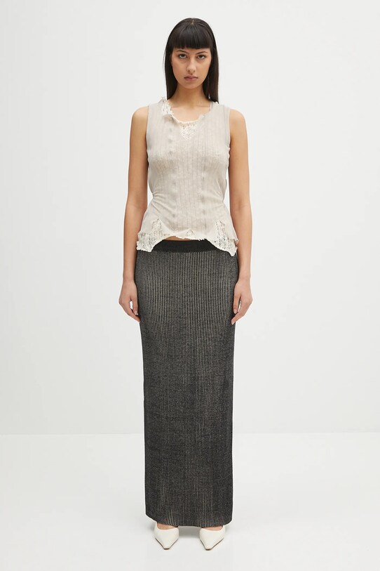 Our Legacy top Ragged Vest W2256RT beige