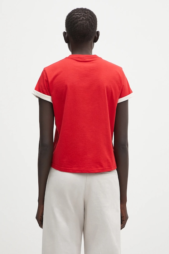 Abbigliamento Wales Bonner t-shirt in cotone Horizon WS25JE33.JE01.349 rosso