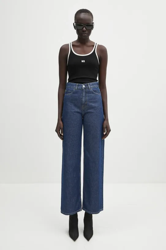 Wales Bonner top Sonic Vest WS25JE38.JE02.999 nero