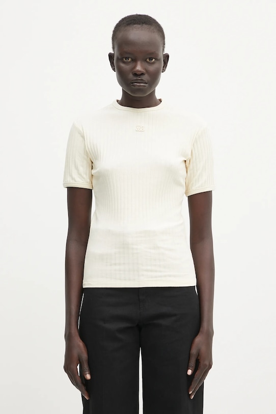 Wales Bonner t-shirt Movement pozostałe beżowy WS25JE39.JE23.099