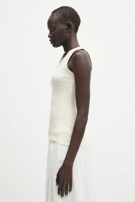 Wales Bonner top Groove WS25JE42.JE23.099 beżowy SS25