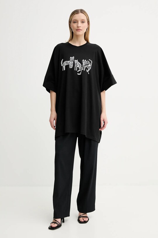 MMC STUDIO t-shirt bawełniany TIGER czarny SS25