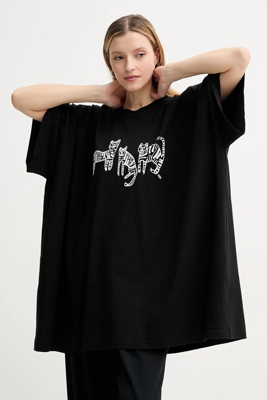 MMC STUDIO t-shirt bawełniany czarny TIGER