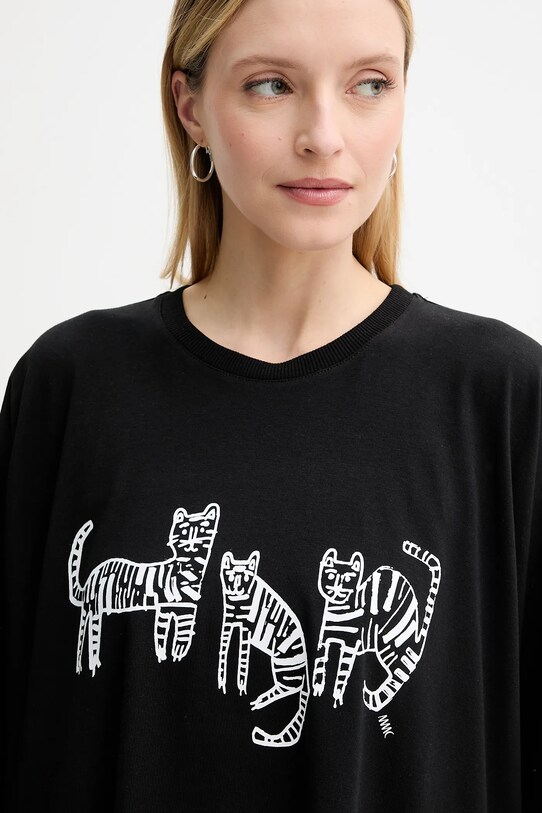 MMC STUDIO t-shirt bawełniany TIGER czarny