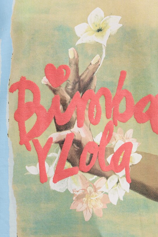 Βαμβακερό μπλουζάκι Bimba Y Lola 251BR7402.10035 γκρί