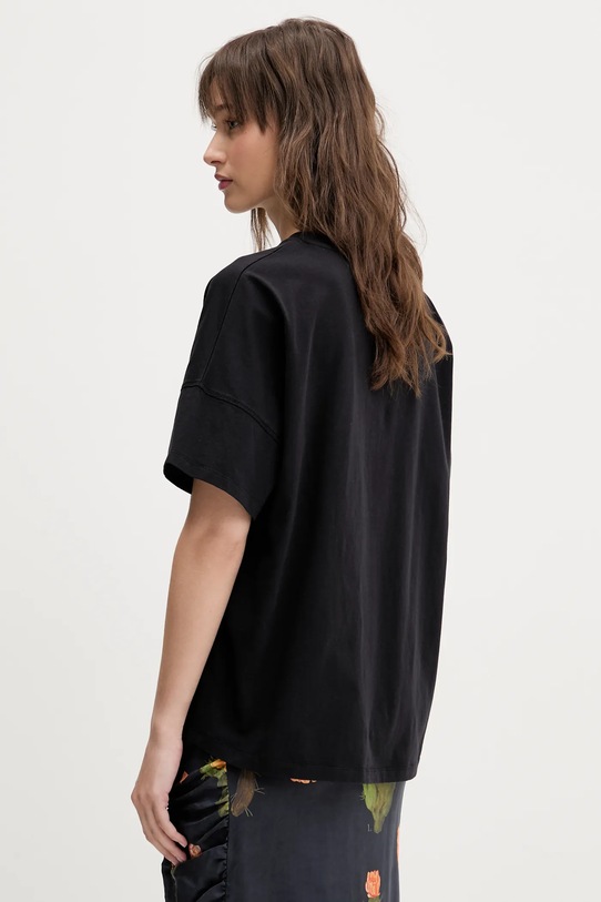 Odzież Bimba Y Lola t-shirt bawełniany 251BR7418.10000 czarny