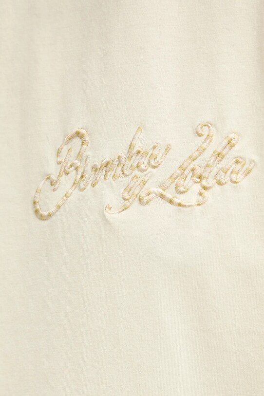 Bimba Y Lola t-shirt bawełniany 251BR7418.10100 żółty