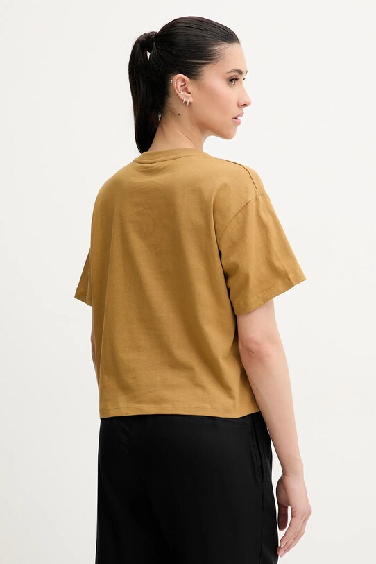 Îmbrăcăminte Picture tricou din amestec de in Hampy WTS0570 verde