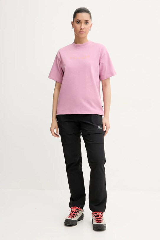 Picture t-shirt in cotone Zolara WTS0572 rosa SS25