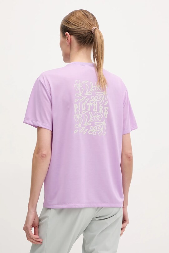 Одежда Спортивная футболка Picture Elhm WTS0579 фиолетовой