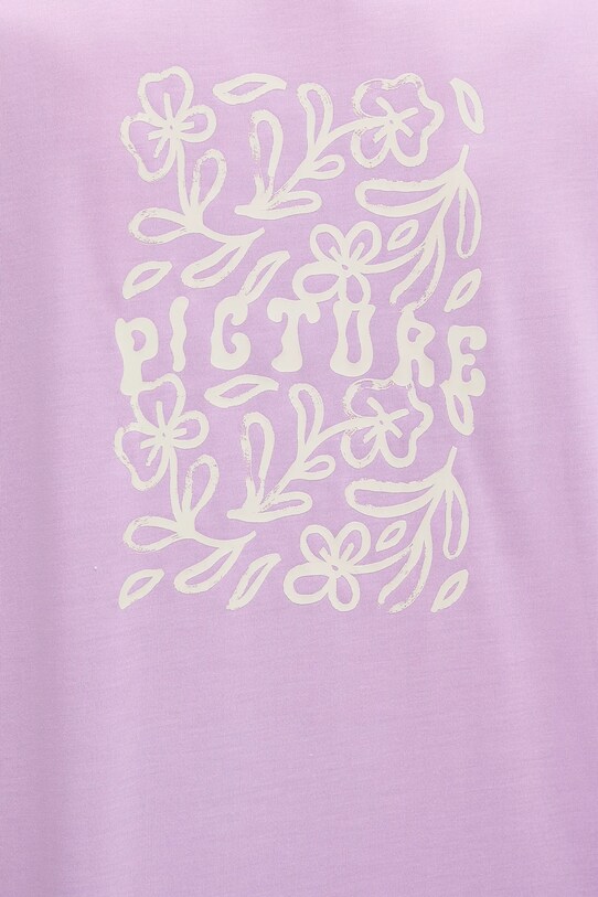 Picture t-shirt sportowy Elhm WTS0579 fioletowy