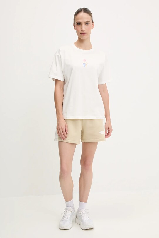 Picture t-shirt bawełniany Keynee WTS0592 biały SS25