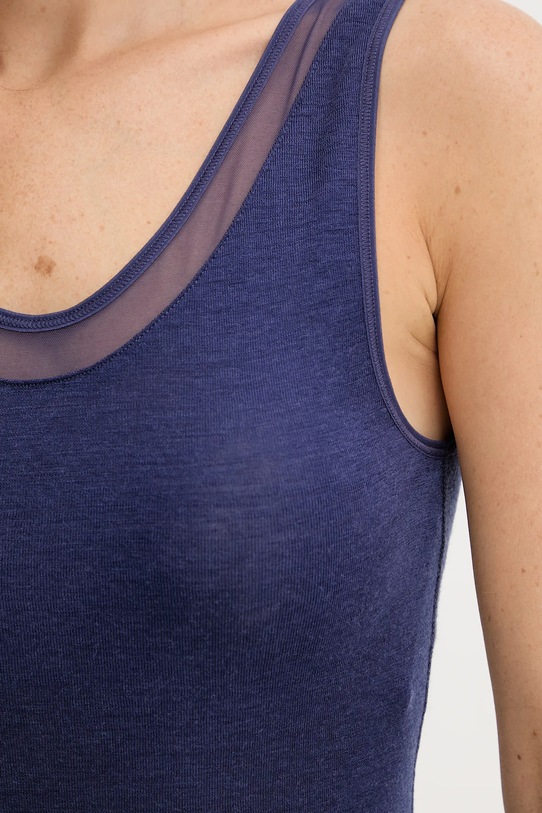 Chantelle tricou de lână Femilet FN1582 albastru