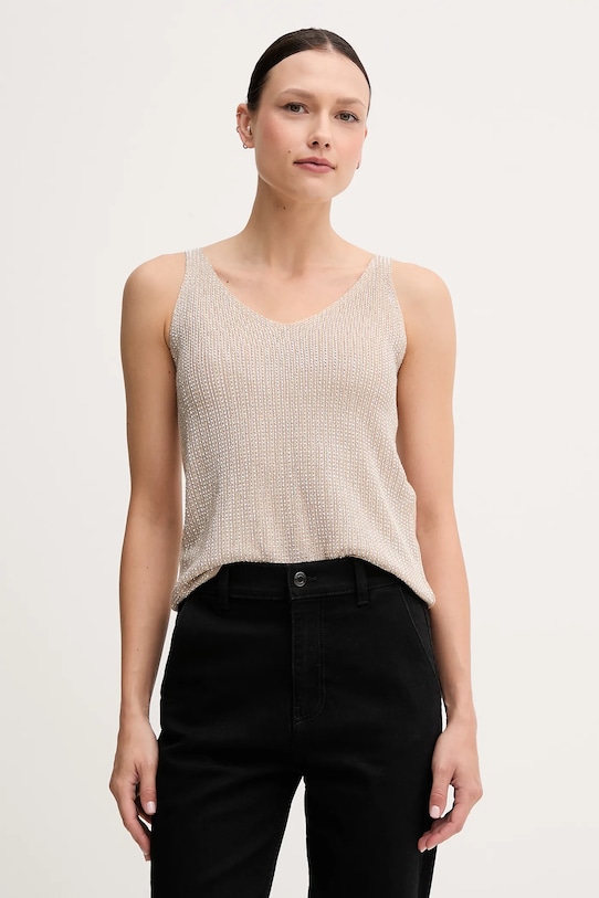 Joseph Ribkoff top imprimeu bej 252915