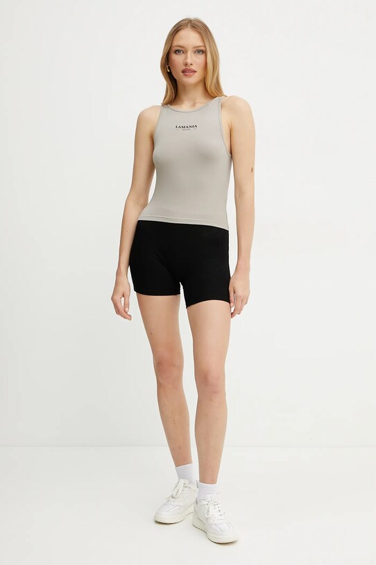 Топ La Mania BASIC.CROP.TOP бежевий SS25