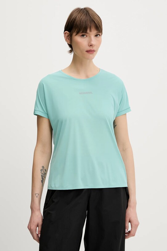 Kratka majica Rossignol SAPA Outdoor turkizna RLNWY09
