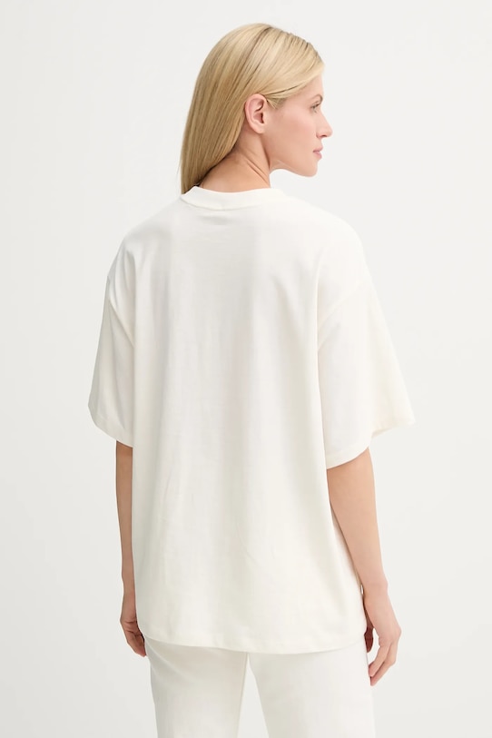 Ρούχα Βαμβακερό μπλουζάκι Levi's GRAPHIC SHORT STACK TEE A4924 μπεζ