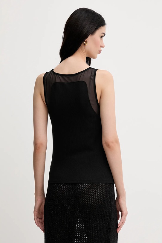 Odzież Sisley top 3Y61LH00Z czarny