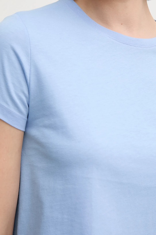 Sisley tricou din bumbac 3I1XL107A albastru