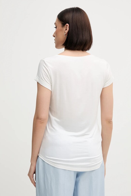 Odzież Sisley t-shirt 3Z12L107O biały