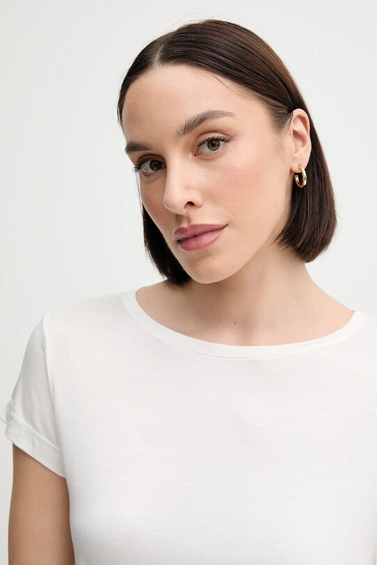 Sisley t-shirt biały 3Z12L107O
