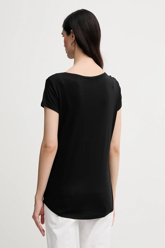 Odzież Sisley t-shirt 3Z12L107O czarny