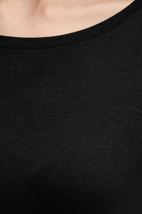 Sisley t-shirt 3Z12L107O czarny