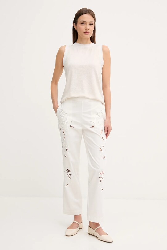Топ Sisley 3TGBLH010 бежевый SS25