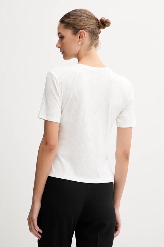 Îmbrăcăminte Sisley tricou 37UCL107I alb
