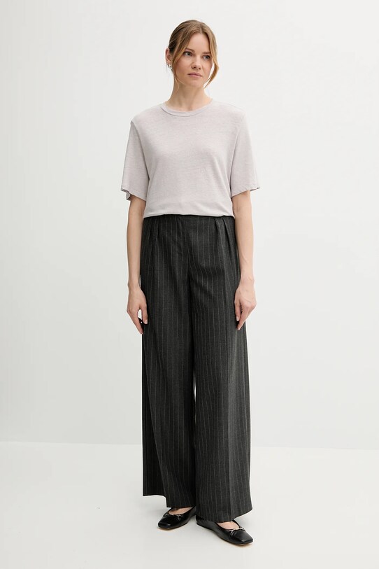 Sisley tricou de in 3UTFL107C gri SS25
