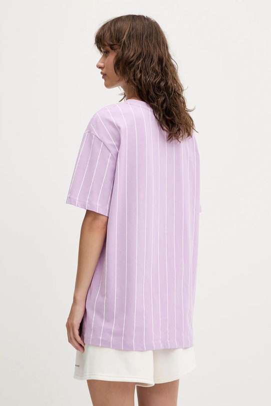 Odzież Karl Kani t-shirt bawełniany PD00005463 fioletowy