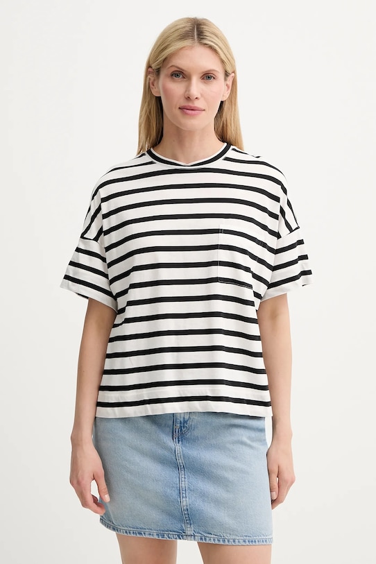 Marc O'Polo pamut póló pamut fekete 504206751193