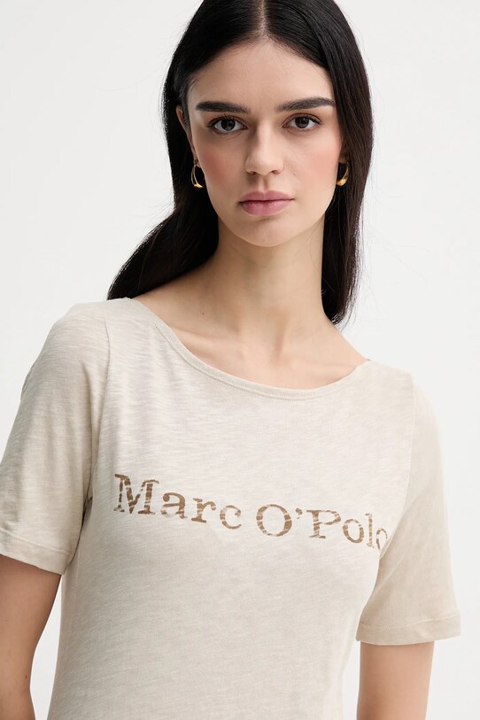 Odzież Marc O'Polo t-shirt 504226151231 beżowy