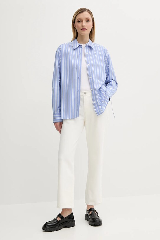 Marc O'Polo tricou din bumbac 516210051549 alb SS25