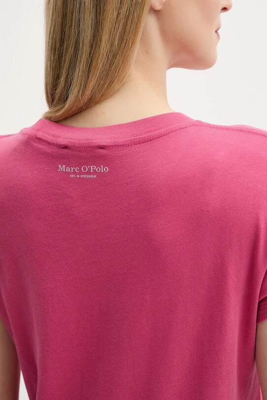 Marc O'Polo t-shirt bawełniany 516210051549 różowy