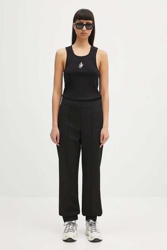 JW Anderson top Anchor Embroidery JO0246.PG1512.999 czarny