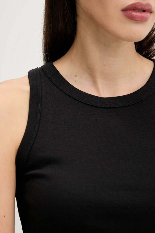 Bavlněný top Abercrombie & Fitch KI139.5180.900 černá
