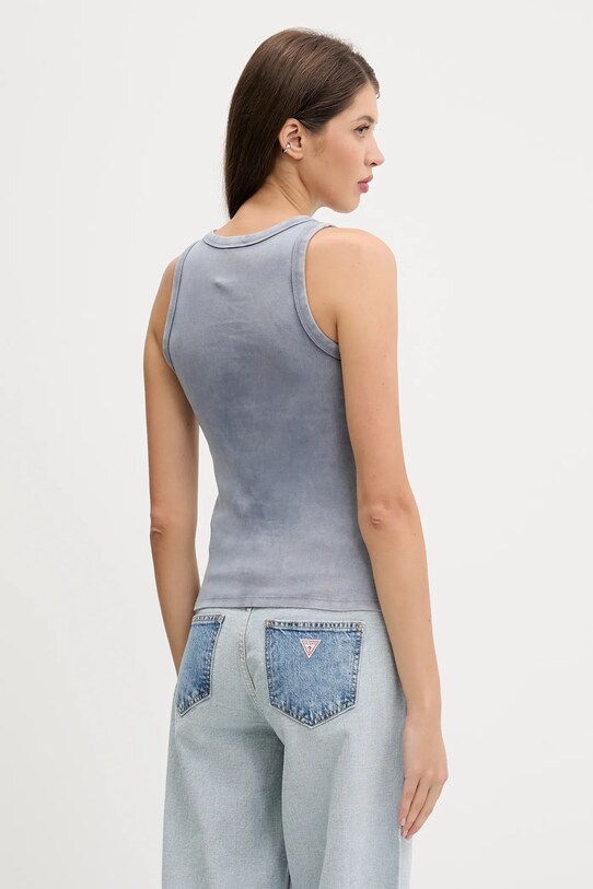 Oblečenie Bavlnený top Abercrombie & Fitch KI139.5316.250 modrá